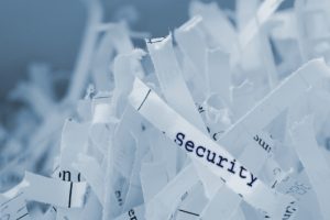 document shredded