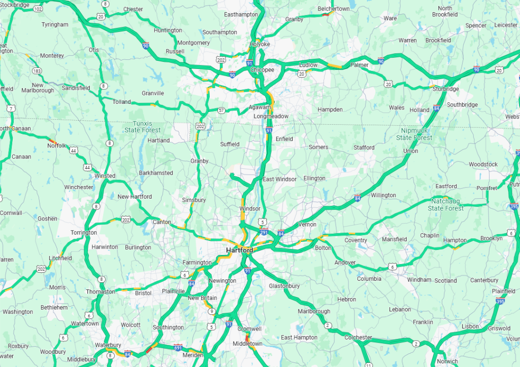 FileShred service area map in Connecticut