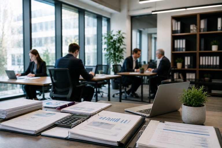 Accounting office - open concept
